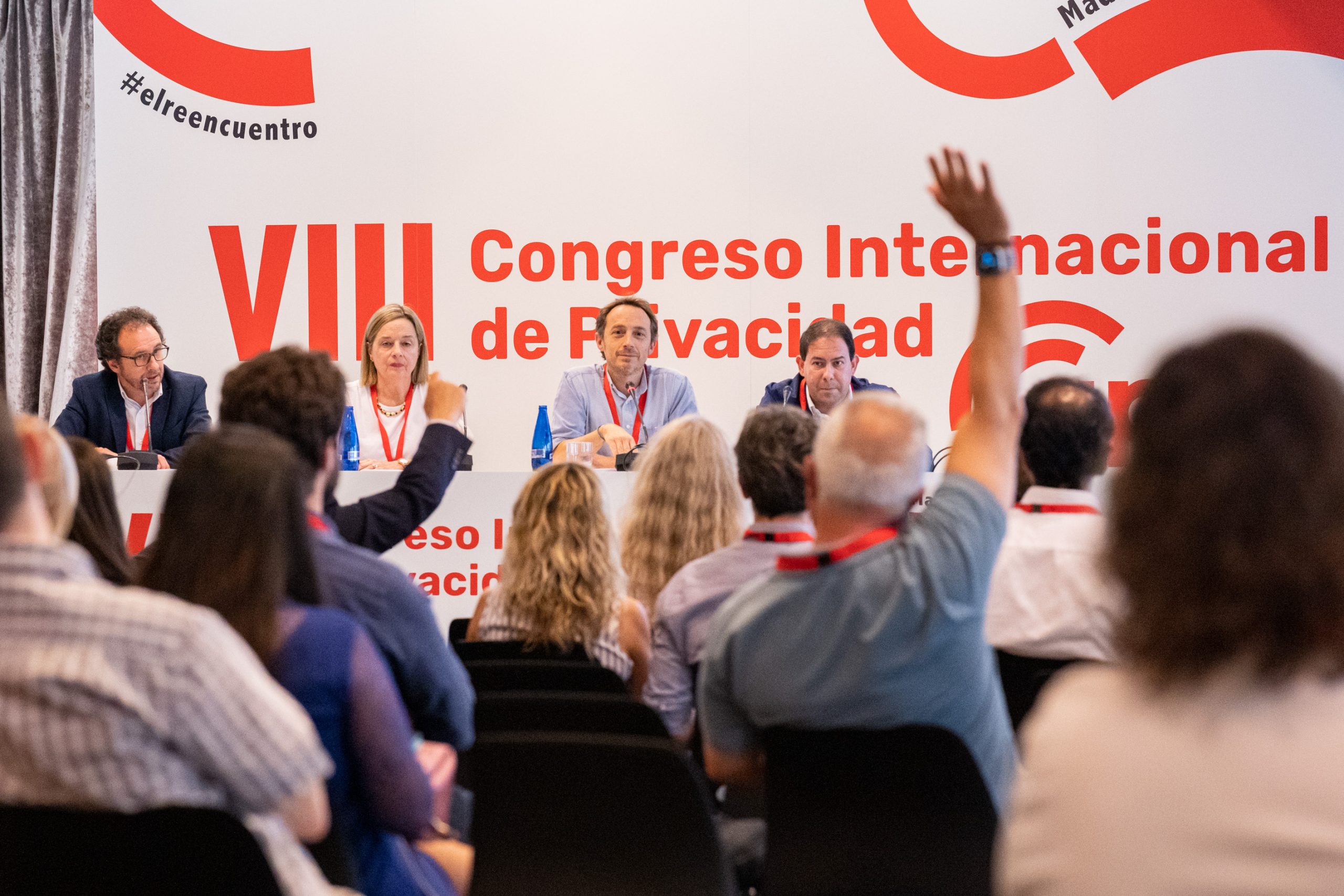 Patrick Monreal, María Aranzazu Sanabria, Joaquín Cañada y Miguel Recio en el Congreso APEP